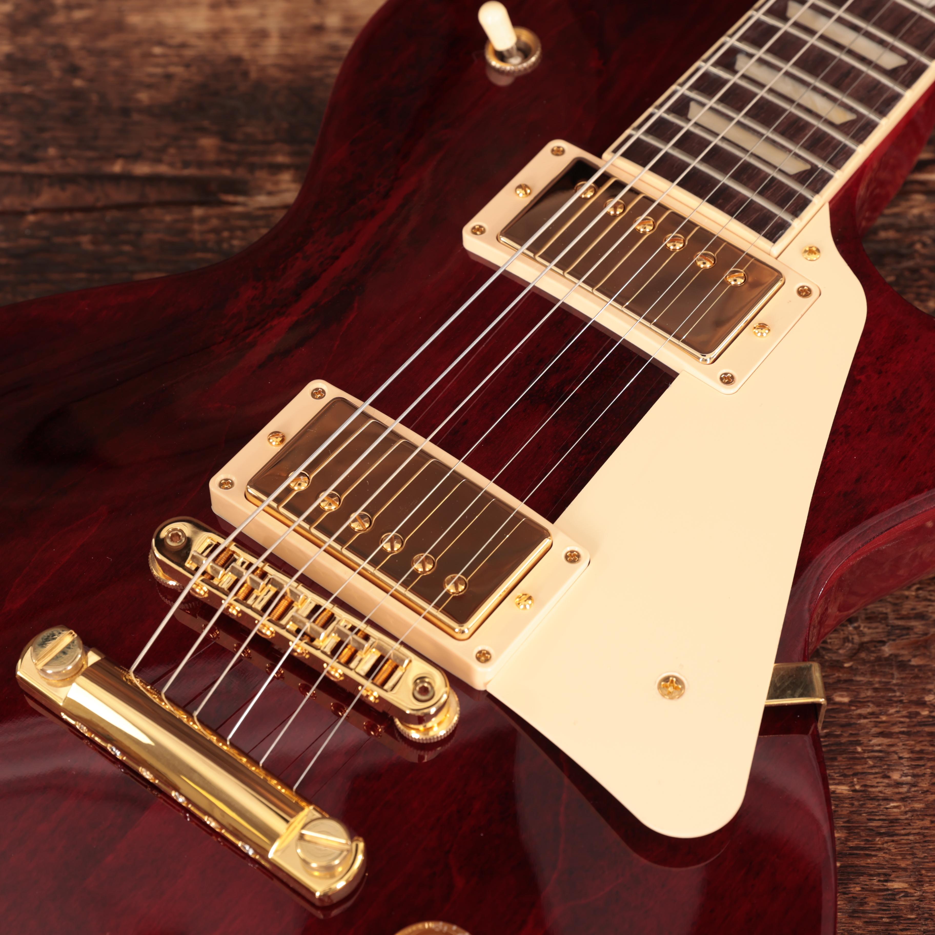 Gibson Les Paul Studio Figured in Wine Red with Gold Hardware